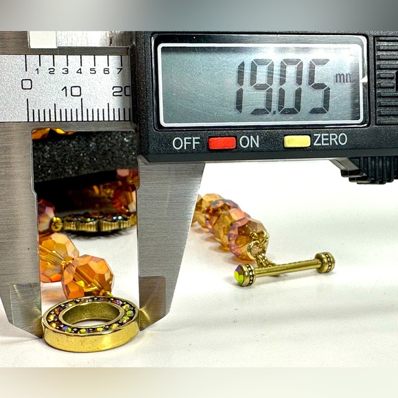 Heidi Daus 28” Toggle Necklace with 5” Fringe Tassel Drop - Candlelight Orange - Picture 10 of 12